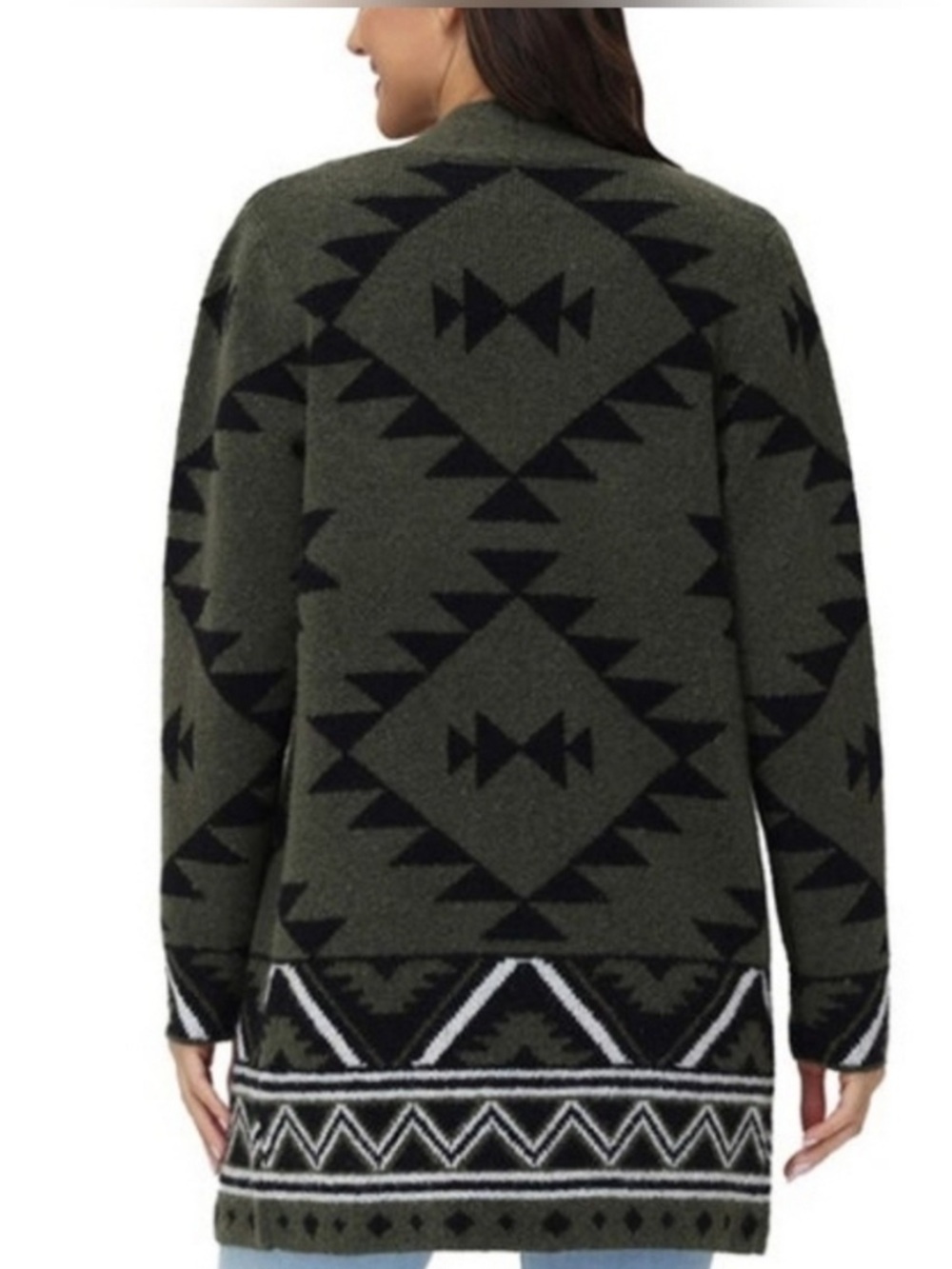 Frye Aztec Geometric Cardigan
Women Small Olive Green - Picture 2 of 9